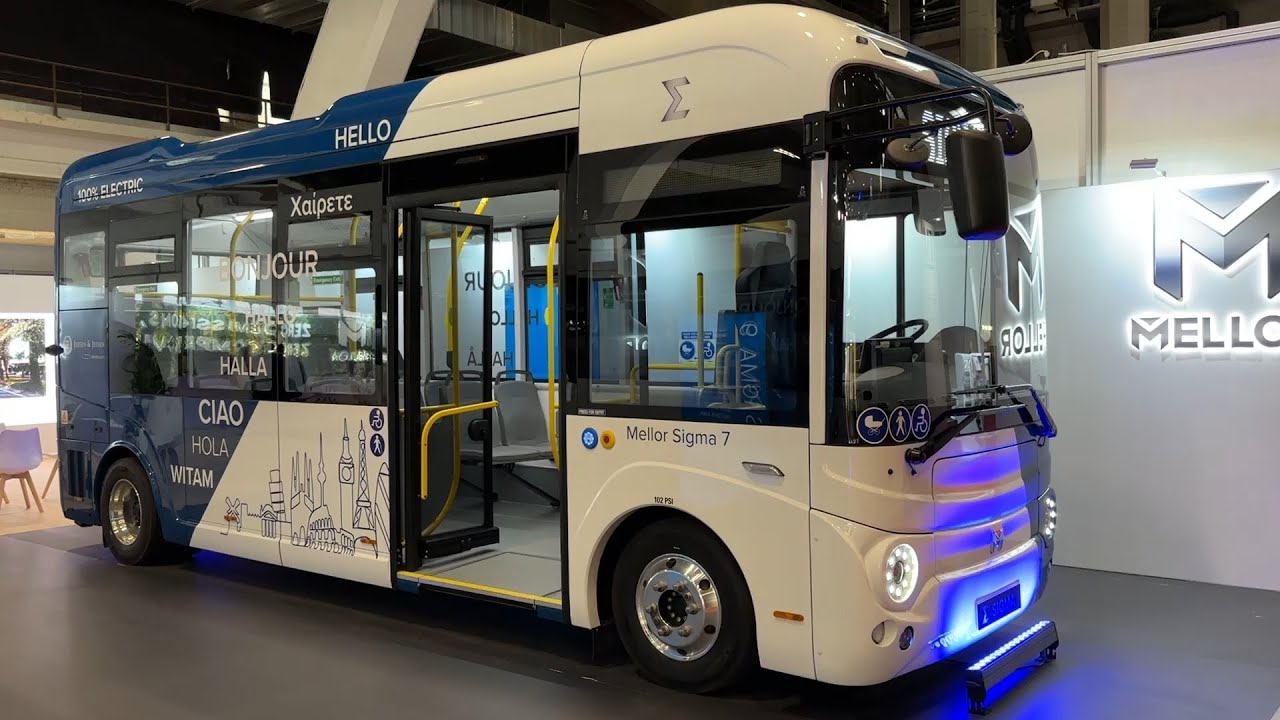 Электрический городской автобус! Mellor Sigma 7 2024 года