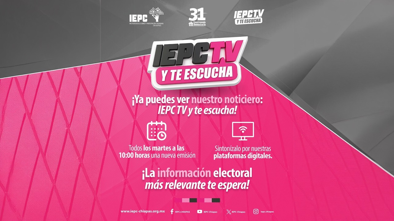 Es #martes, #noticiero electoral. Por eso, te compartimos lo más relevante de nuestras actividades.