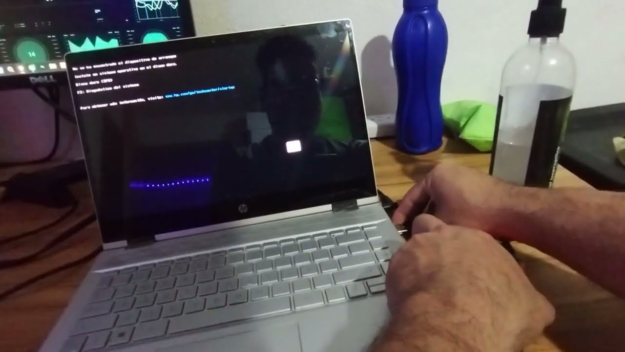 laptop hp llega con falla en disco duro y lo remplazo por un ssd