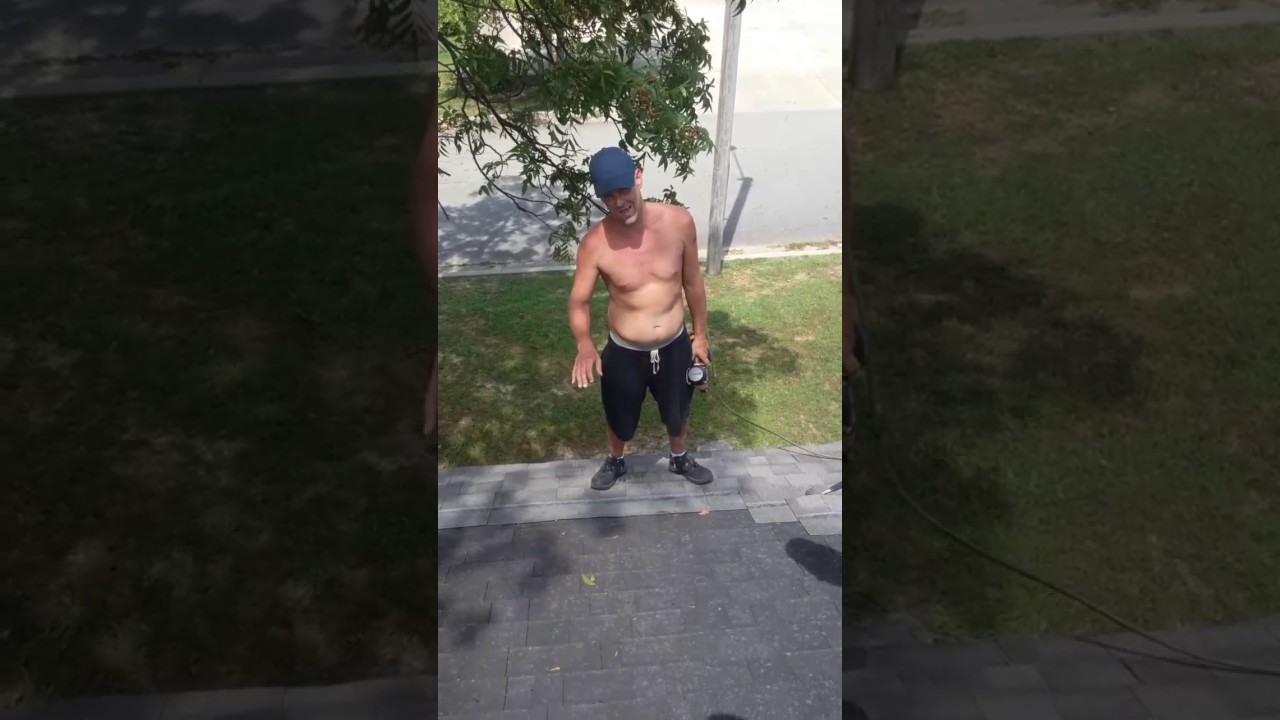 Slowest roofer. And he is white