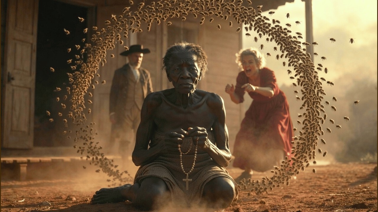 O CORONEL VIU A SINHÁ JOGAR A ESCRAVA IDOSA NO ENXAME DE ABELHAS... E NÃO FEZ NADA