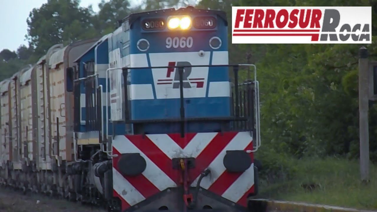 El 119 de FERROSUR ROCA por la estación de Monte
