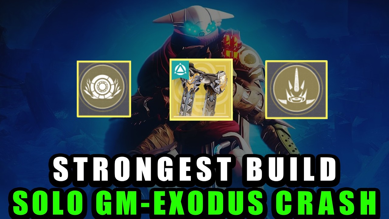 Solo Flawless GM Alert Exodus Crash [Destiny 2 Renegades]