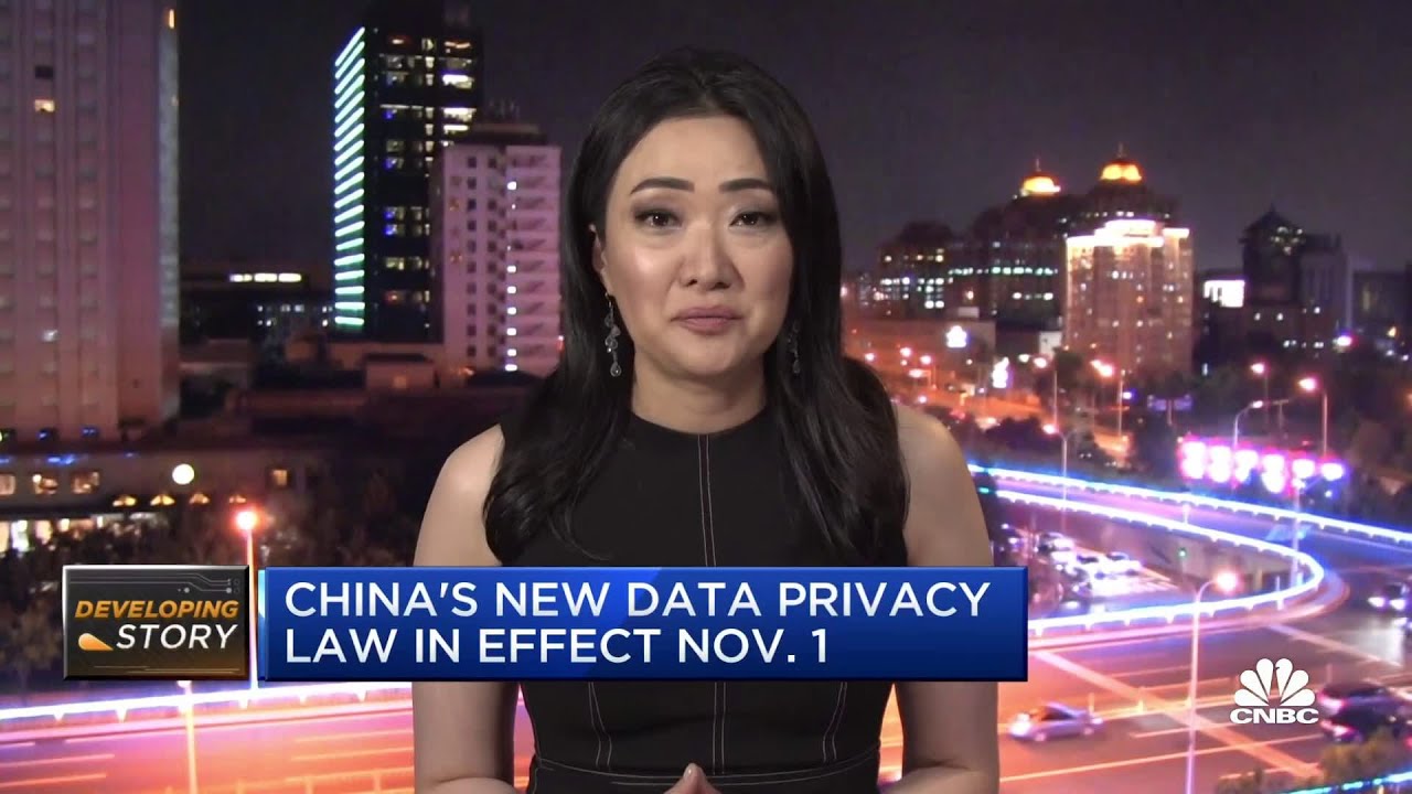 China's new data privacy law goes into effect on November 1