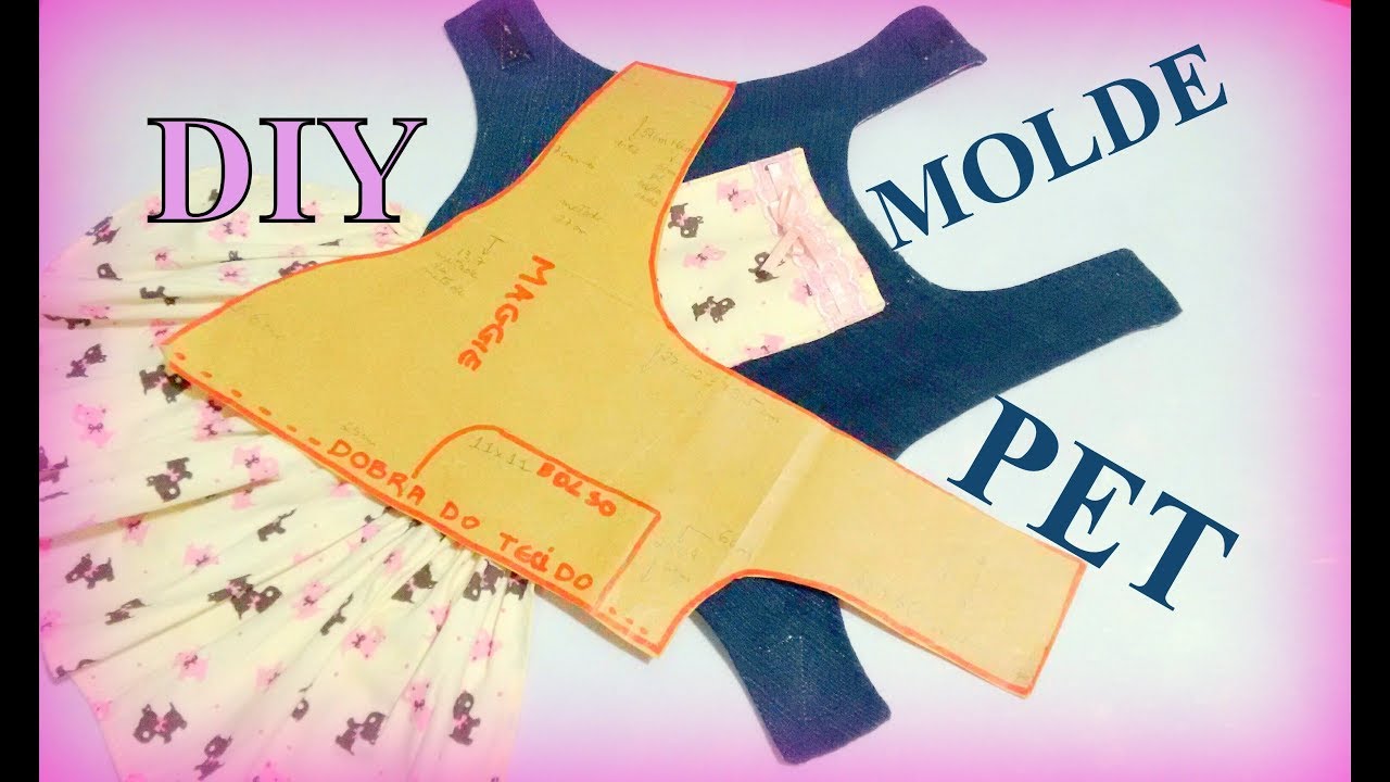 COMO FAZER MOLDE PARA ROUPA PET | Atelier Costurando Comigo