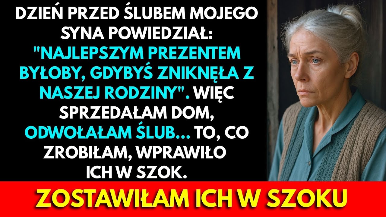 Mój Syn Powiedział: ‘Najlepszym Prezentem Na Nasz Ślub Byłoby, Gdybyś Zniknęła Z Naszej Rodziny’