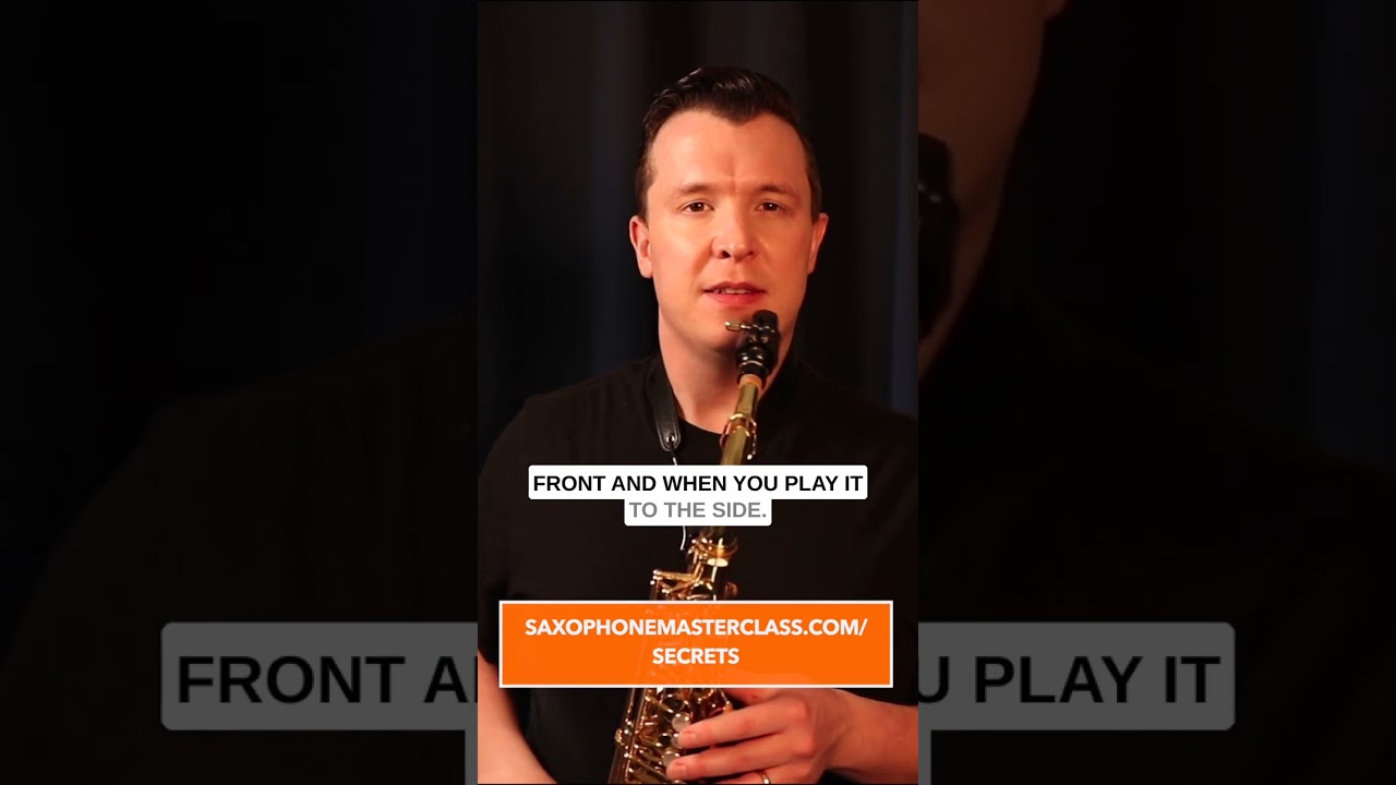 2 Correct Ways To Hold Sax Standing Up #saxlessons #saxophonelessons #altosax #saxophone
