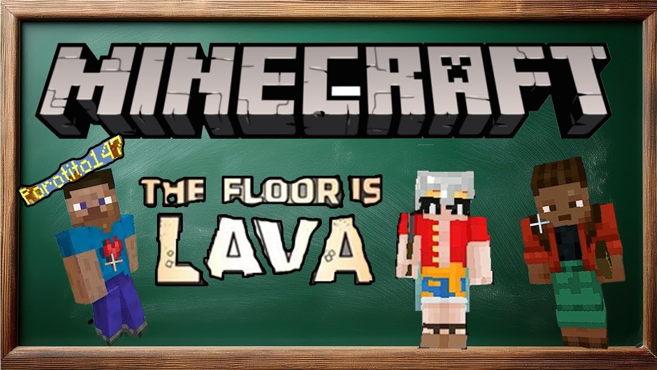 Minecraft - The Floor is Lava (Funny Moments)
