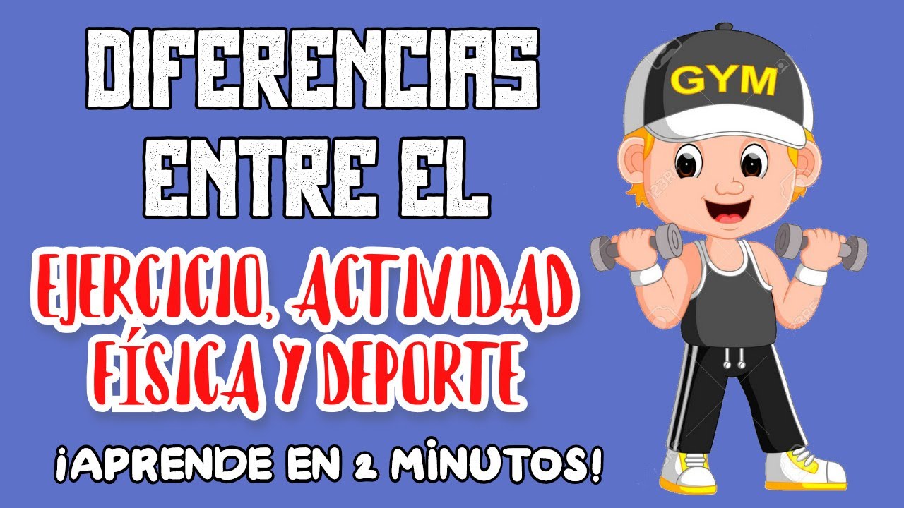 🤔DIFERENCIA entre EJERCICIO🏋️‍♀️, ACTIVIDAD FÍSICA🚶‍♀️ y DEPORTE🏊, descubre sus CARACTERITICAS 👆🤩