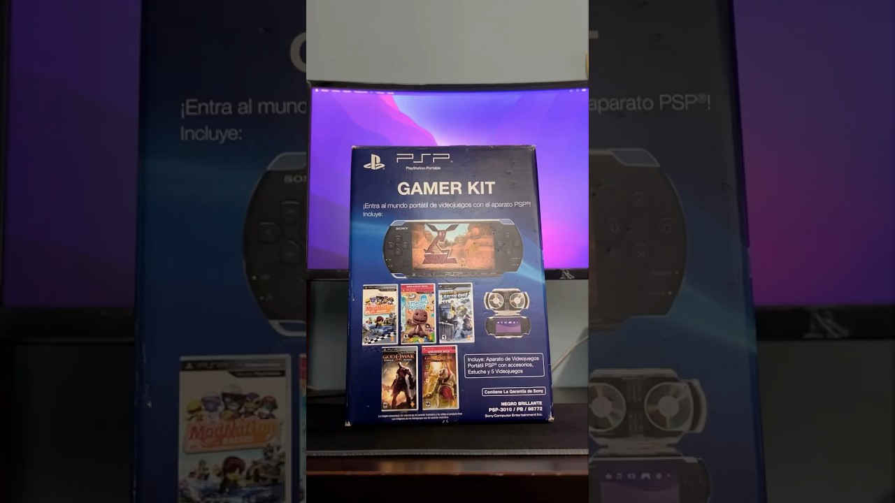 Acompáñame a hacer el unboxing de este PSP. 