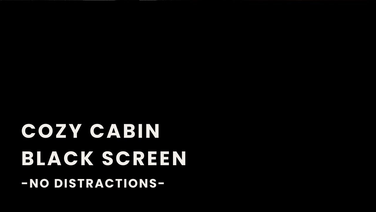 Cozy Cabin Fireplace & Rain | Ambience for Sleep and Calm