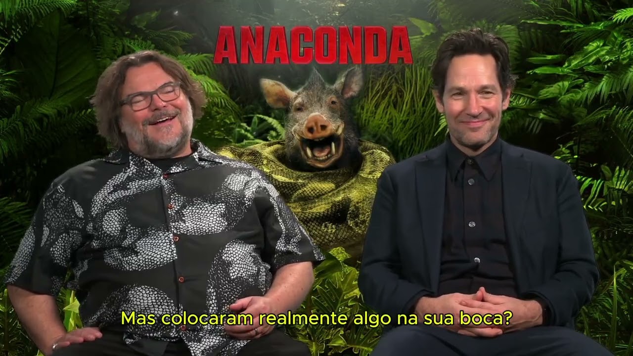 JACK BLACK E PAUL RUDD (ANACONDA) RASGAM ELOGIOS A SELTON MELLO EM ENTREVISTA EXCLUSIVA!