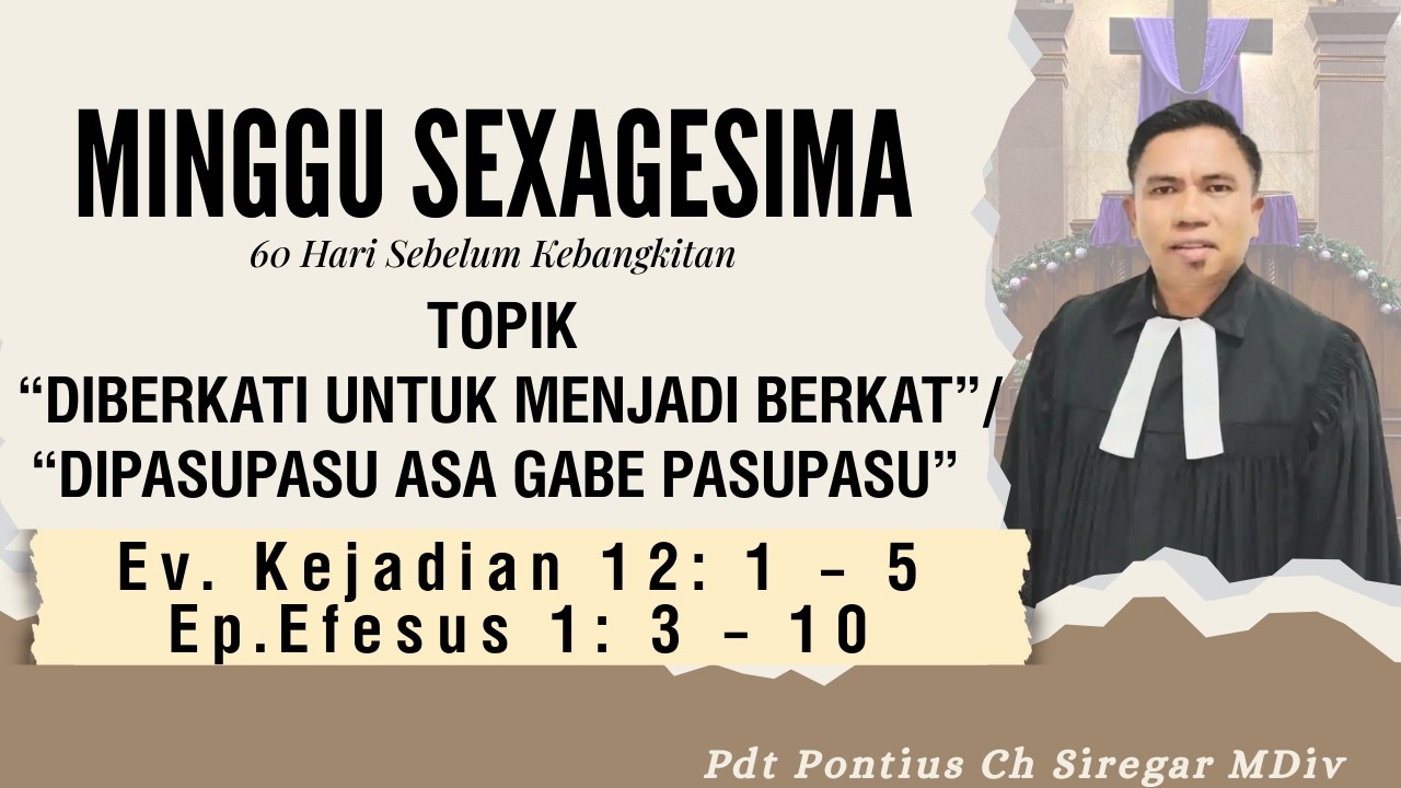 IBADAH INKULTURASI MINGGU SEXAGESIMA (  8 Feb 2026)  #hkbpkramatjati
