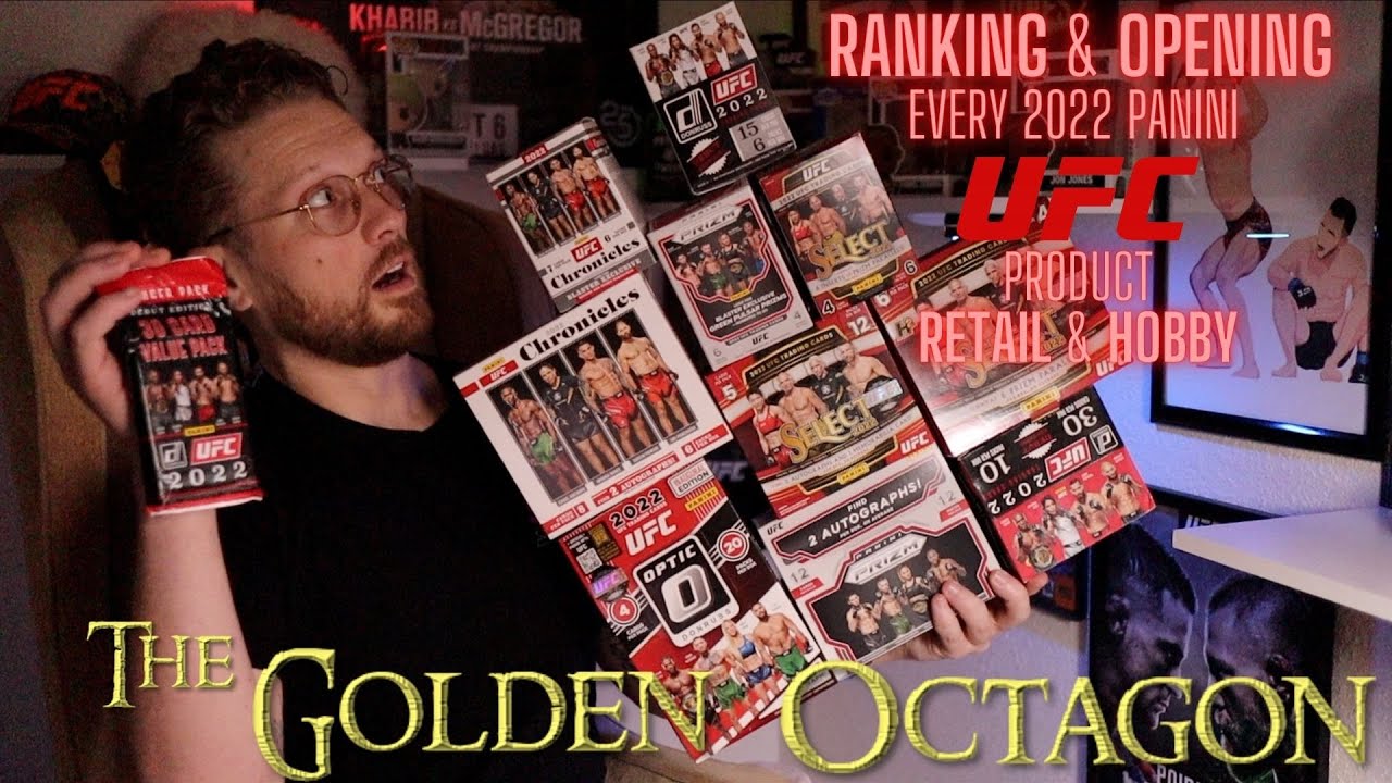 RANKING & OPENING EVERY 2022 PANINI UFC PRODUCT | What's your Favorite UFC set of the year? Gold 1/1