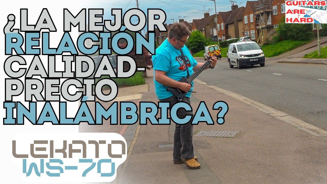 ¿Es el Lekato WS-70 el sistema de guitarra inalámbrico con la mejor relación calidad-precio?