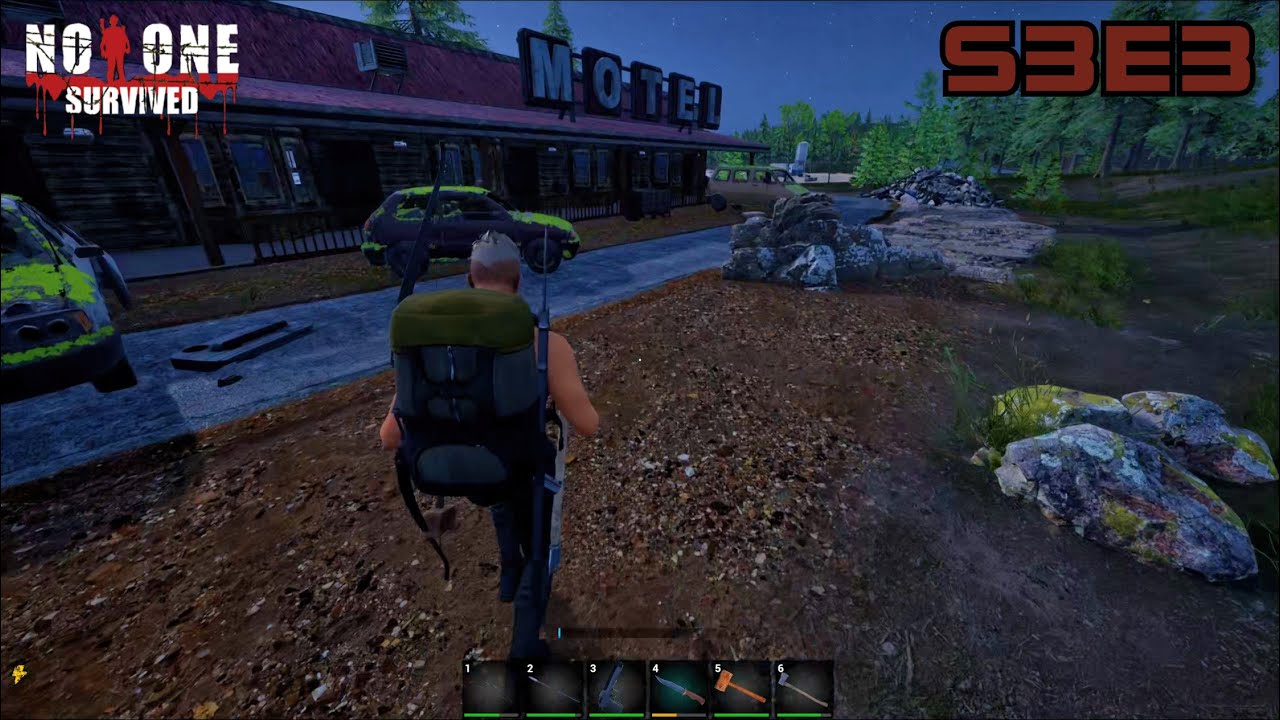 No One Survived S3E3 Making my way Home. Industrial Facility Loot. Home Base Location Start.