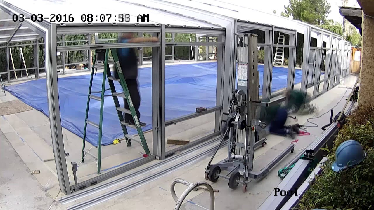Pool Enclosure Time Lapse Video