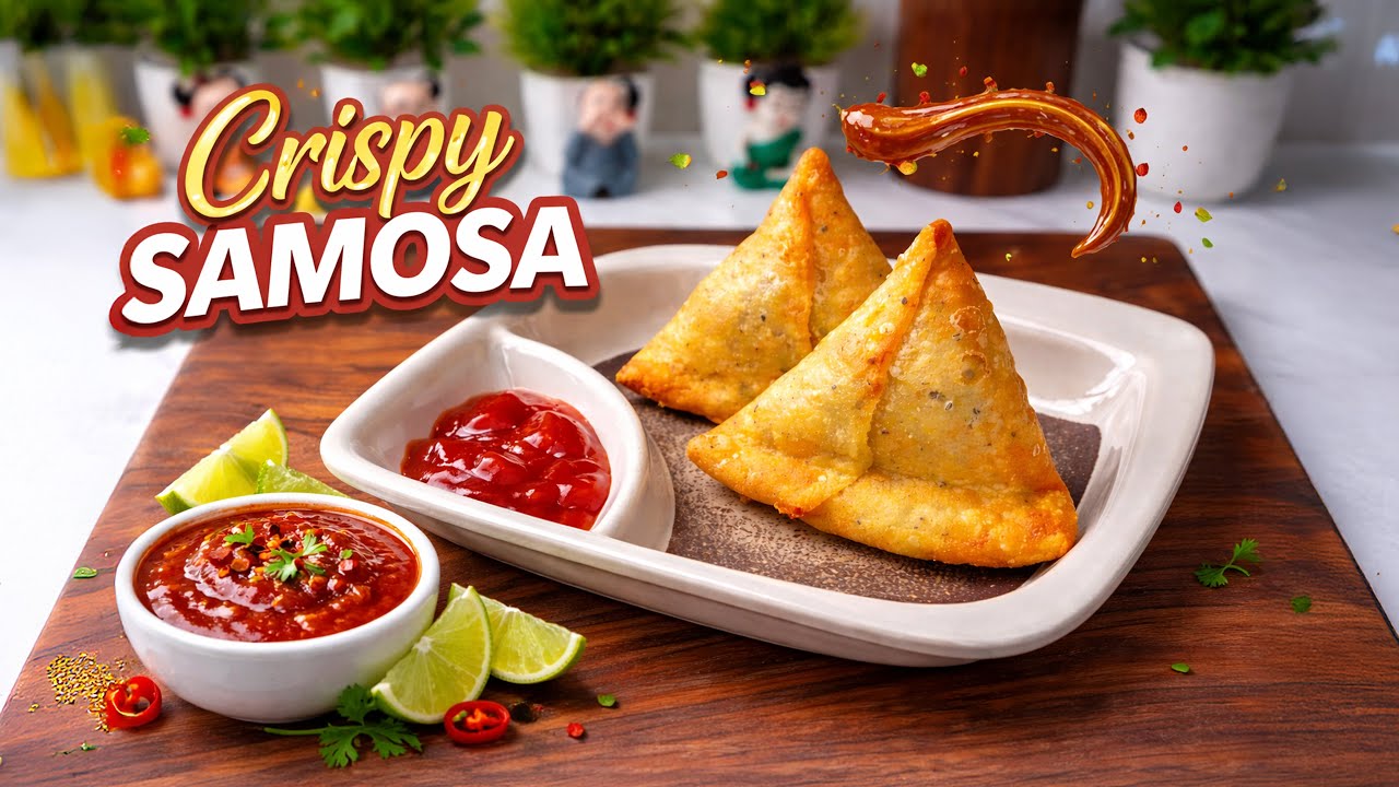 Easy & Crispy Aloo Samosa Recipe | Homemade Samosa | Simple & Tasty