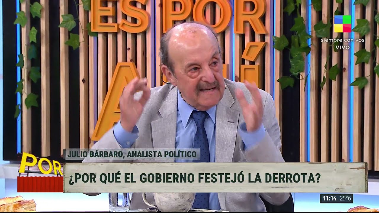 Julio Bárbaro y Damián Di Pace analizan la derrota del gobierno 🗳