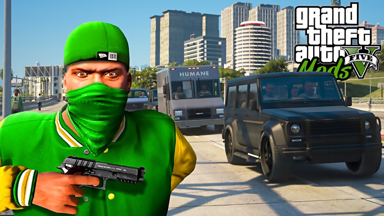 ROUBANDO COMBOIO COM TECNOLOGIA MILITAR! - GTA V Mods