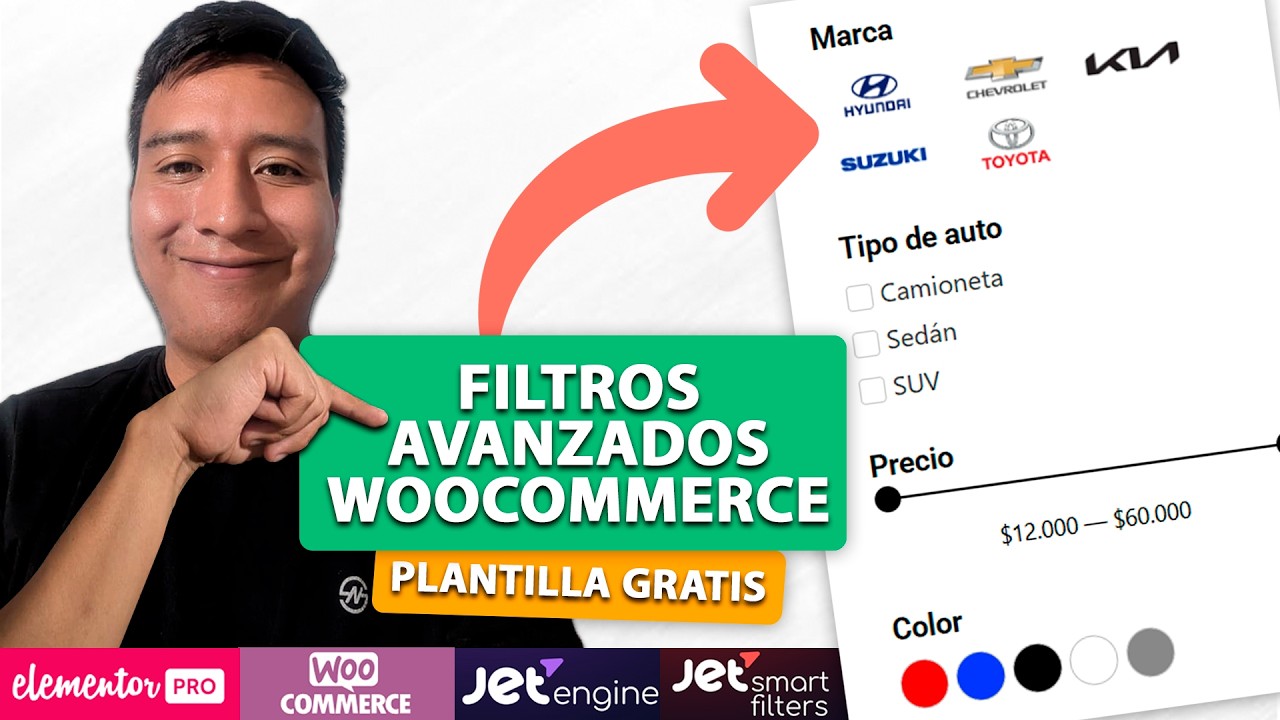 FILTROS AVANZADOS WooCommerce: Buscador de Autos (JetEngine + Elementor Pro) Plantilla Gratis 2026