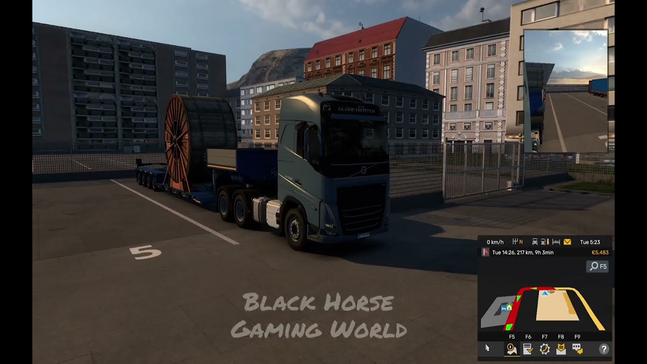 ETS 2 Heavy Cargo Delivery | Realistic Steering & Graphics 🔥