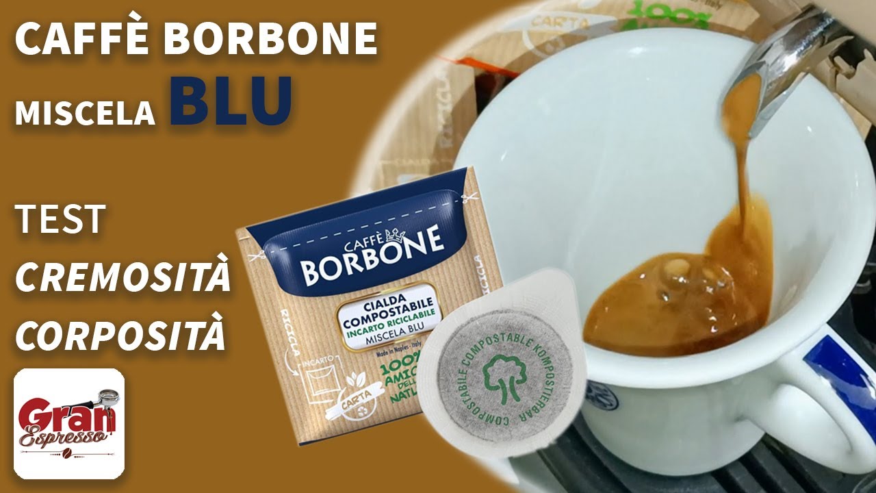 Caff&egrave; Borbone miscela BLU erogato da una Didiesse Frog