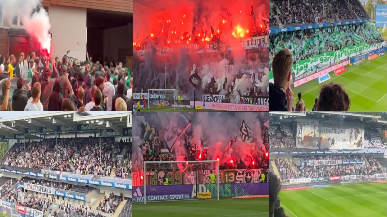 Rosenborg & Hammarby Fans Battle | Conference League Rosenborg BK vs Hammarby 0:0 