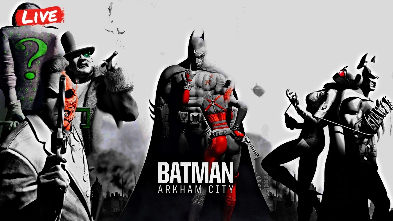 JOGO #140  LIVE AO VIVO- BATMAN ARKHAM CITY |!loja !insta !pix