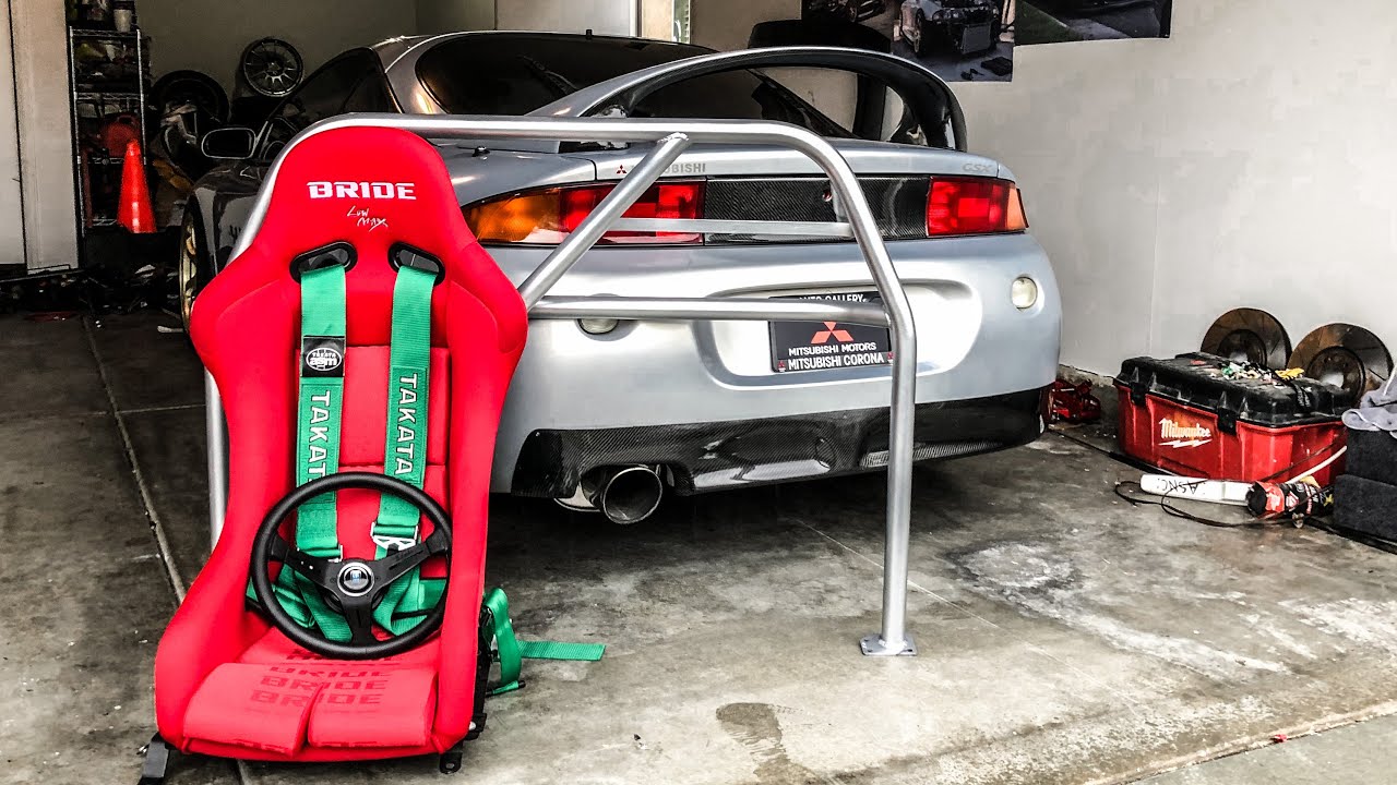 MITSUBISHI ECLIPSE ROLL CAGE INSTALL! 🔥😈