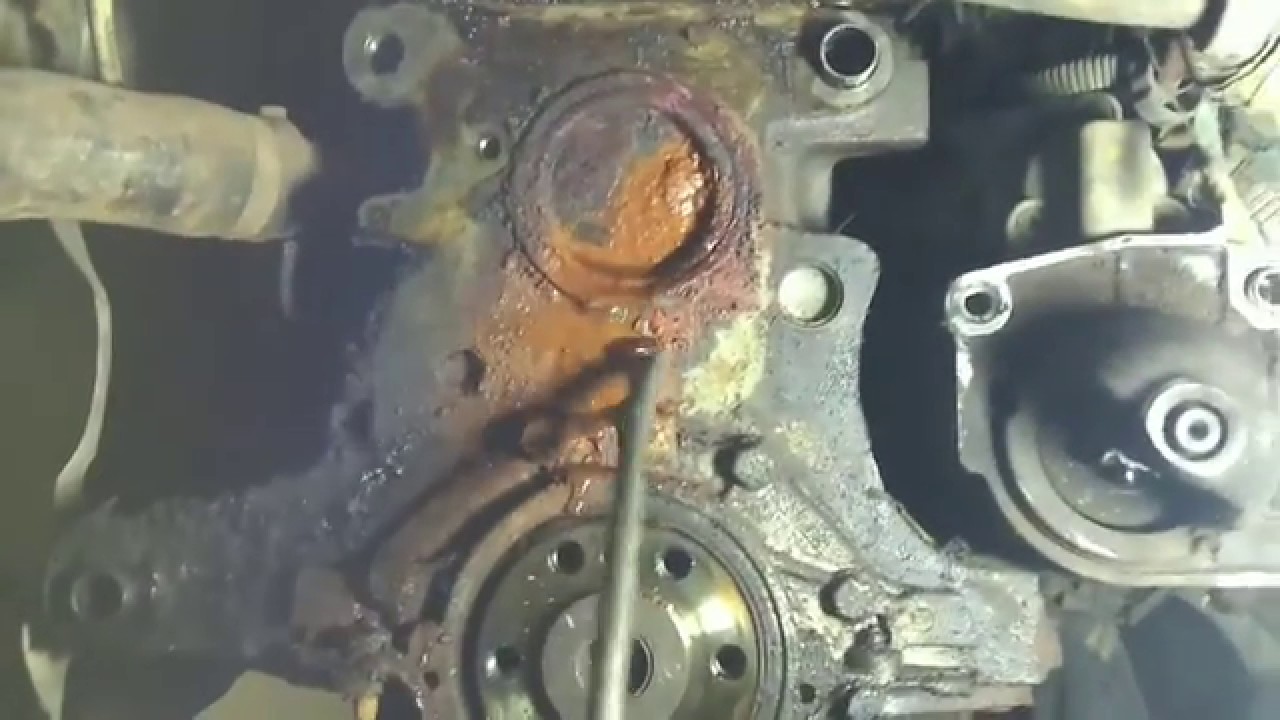 FIAT PALIO FIRE - Tirar vazamento selo d'água do bloco do motor lado câmbio.