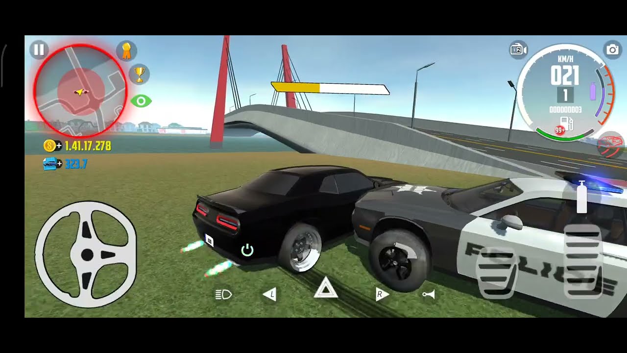 Police Mustang & Normal Modification Mustang CAR SIMULATOR 2 VLOGS