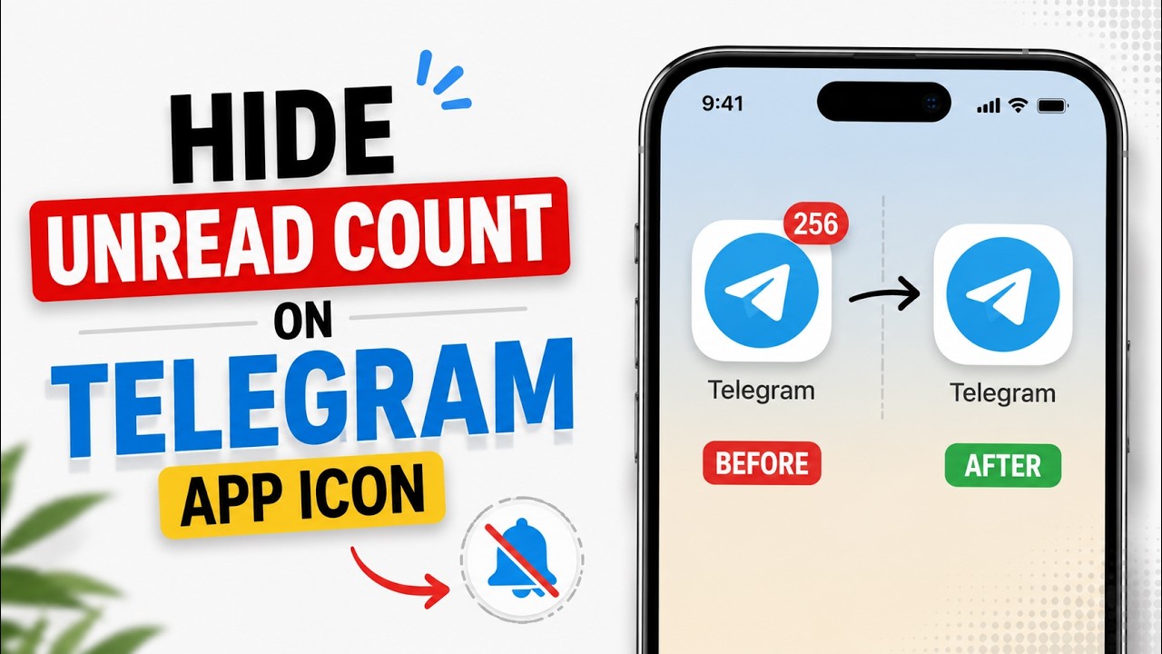 How to Hide Unread Message Count on Telegram App Icon