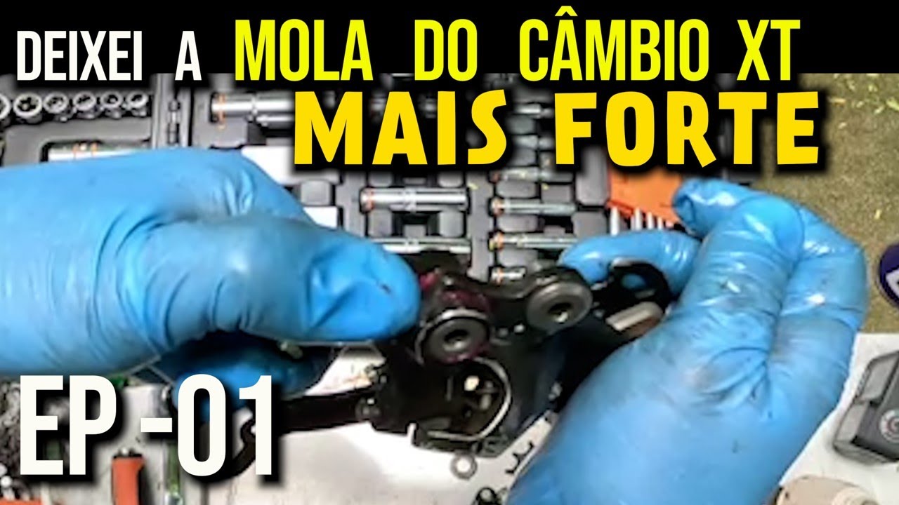 MNT 01   -   MOLA DO CÂMBIO TRASEIRO XT DUPLICADA