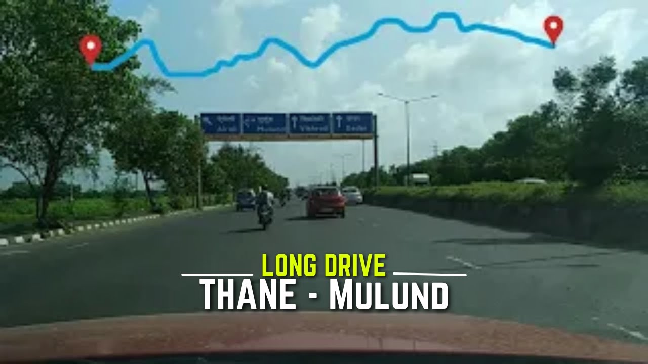 4K Drive from Thane (Upvan Lake) to Mulund via EEH | Mumbai, IN City Roads in Covid 2021