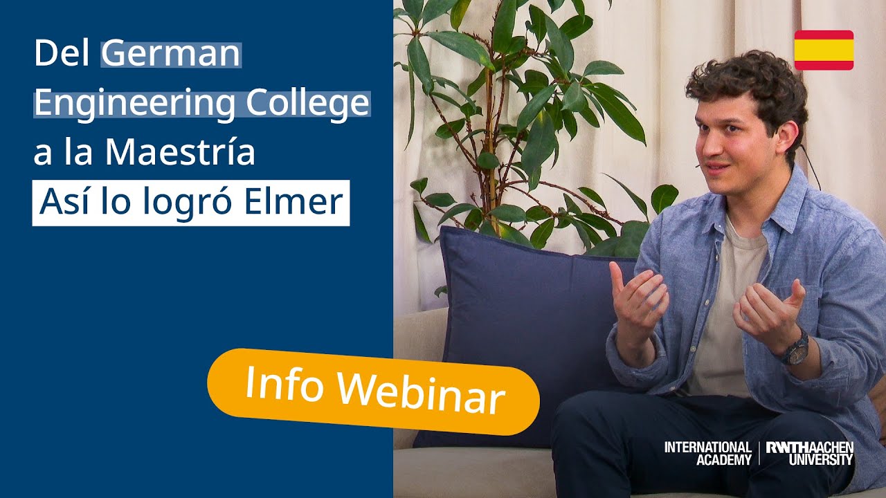 Del German Engineering College a la Maestría – Así lo logró Elmer
