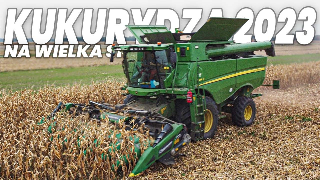 ✓Koszenie Kukurydzy 2023 Na Wielką Skalę✓Misja 100 hektarów?!✓John Deere S660i&Geringhoff