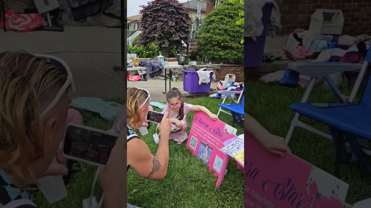 Being interviewed by our friends &lrm;⁨@Monsta_Kore⁩&nbsp;  for Aurora Star Kids fashion custom clothing