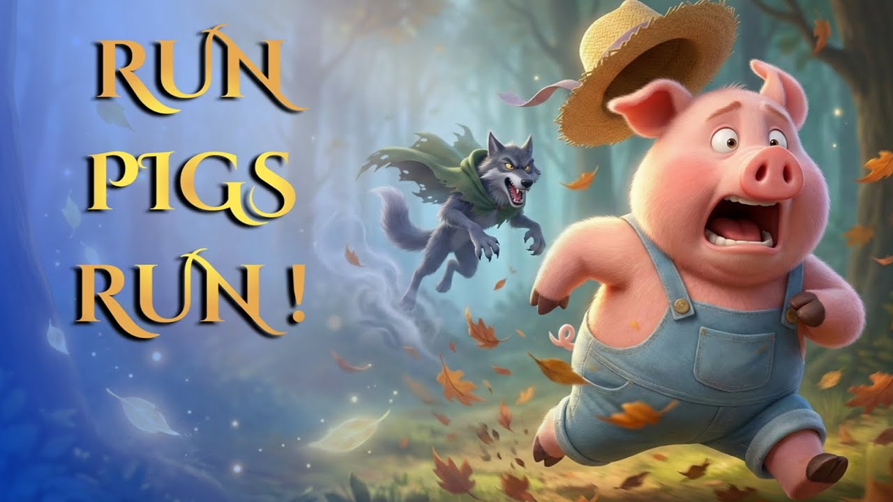 Three Little Pigs - English Animated Fairy Tale for Children