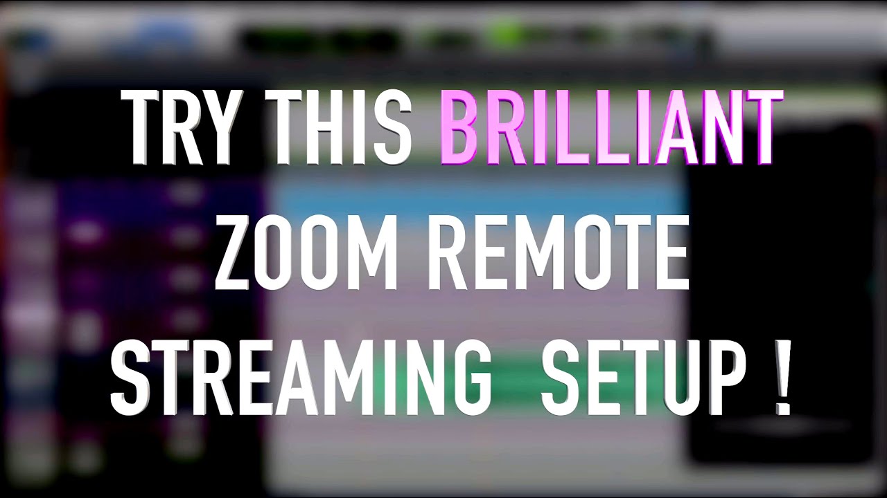 How To Work Remotely with ZOOM and LISTENTO - run amazing sessions with Super High Quality Sound!