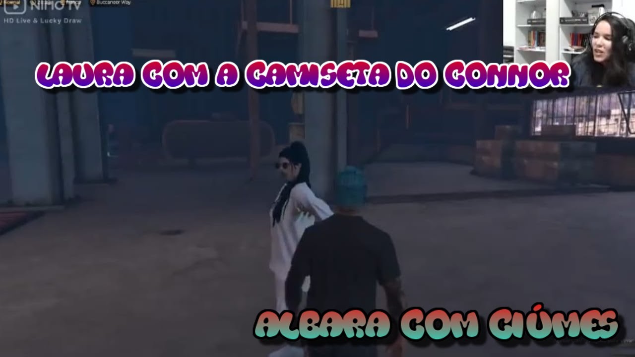 Laura com a camiseta do Connor, Albara com Ciúmes