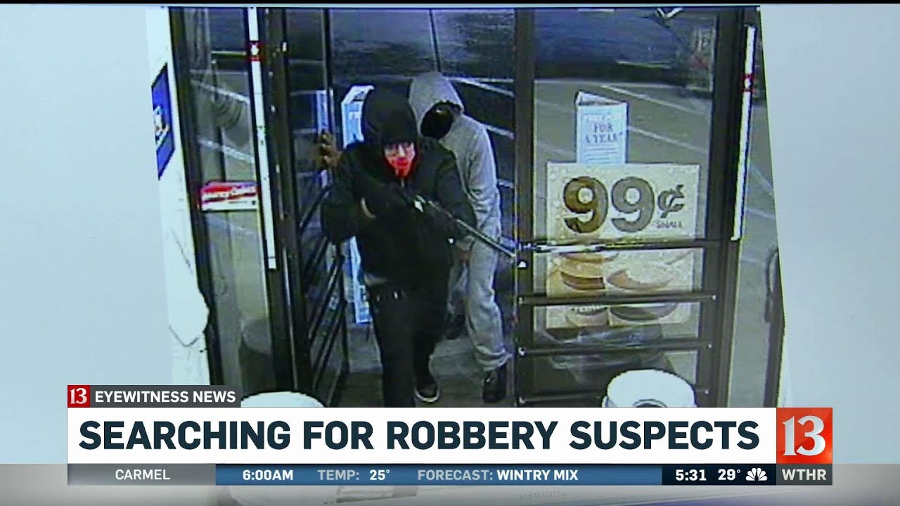 Gas station robbery caught on camera