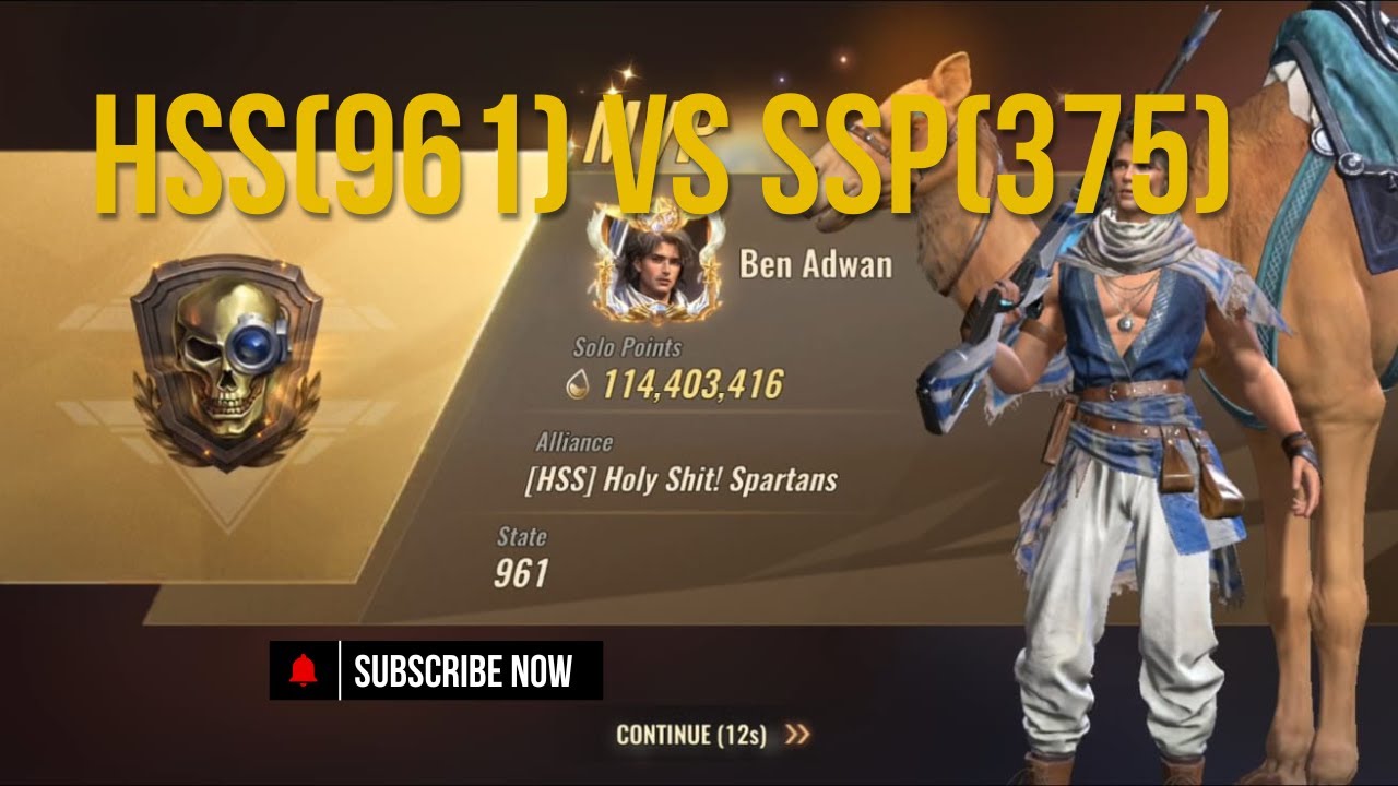 State of Survival Reservoir Raid ⚔️ HSS (961) vs SSP (375)