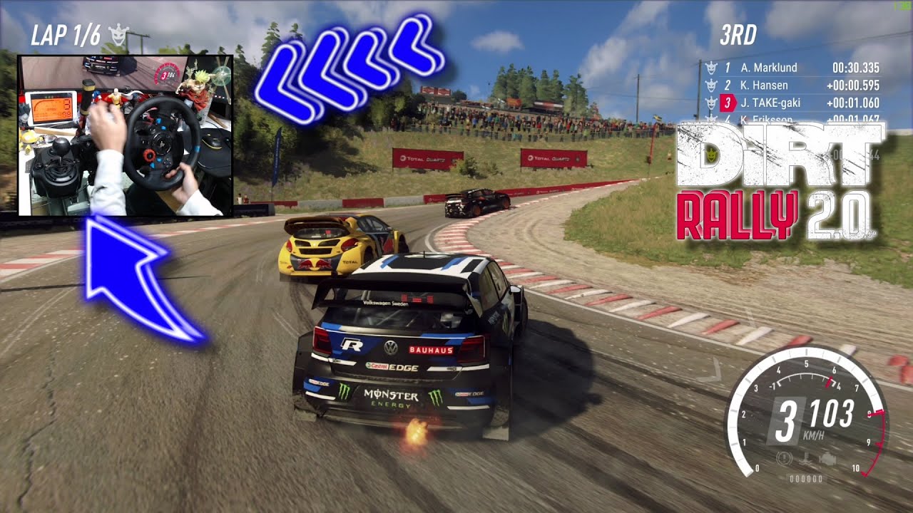 Volkswagen POLO R Rallycross HELL / Logitech G29 DiRT Rally 2.0