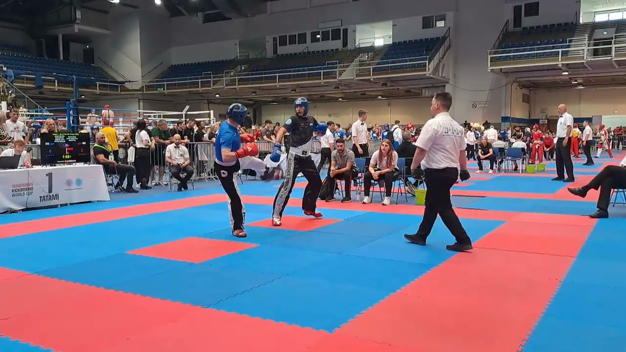 WAKO Hungarian World Cup 2024. Veterans-74kg LC. Mike Leask (GB) v Brian Mutri (Arg) Final