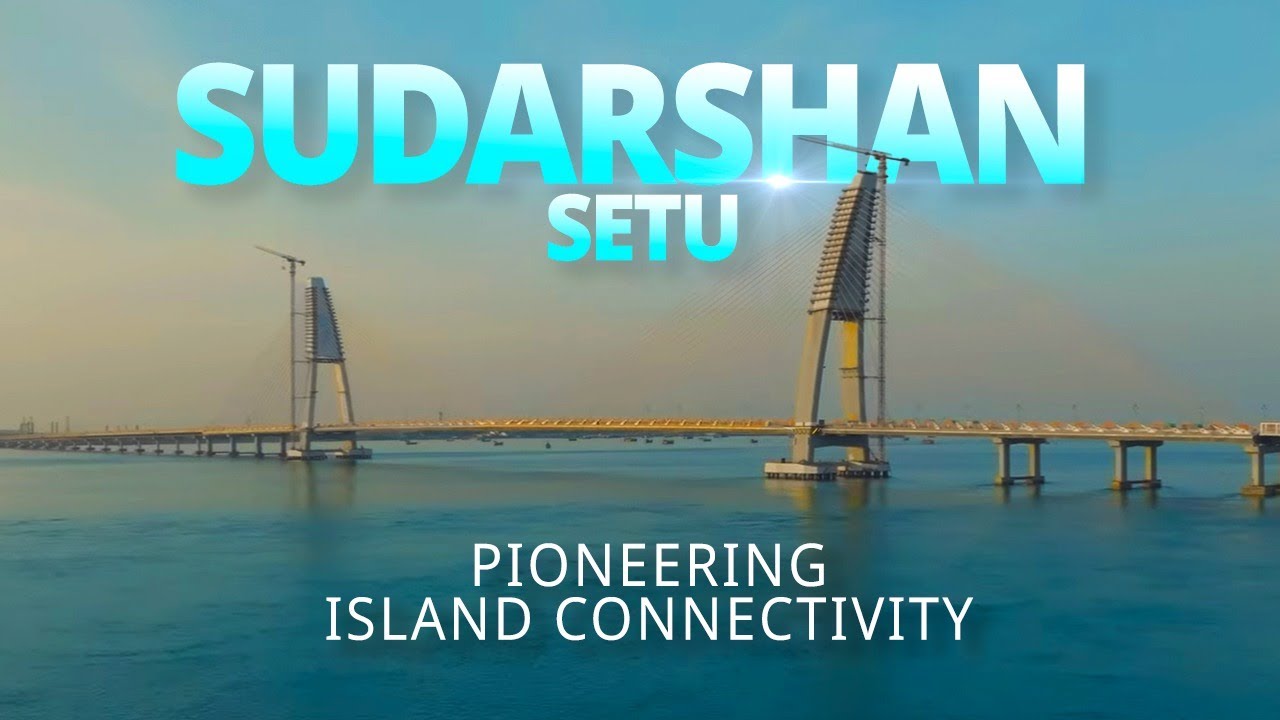Exclusive drone shots of the Sudarshan Setu connecting Okha & Beyt Dwarka