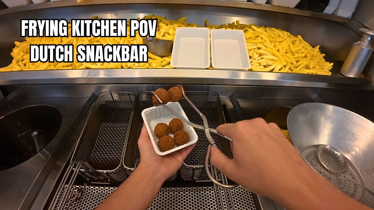 POV: Dutch Snackbar | Frying Kitchen Workflow & Atmosphere