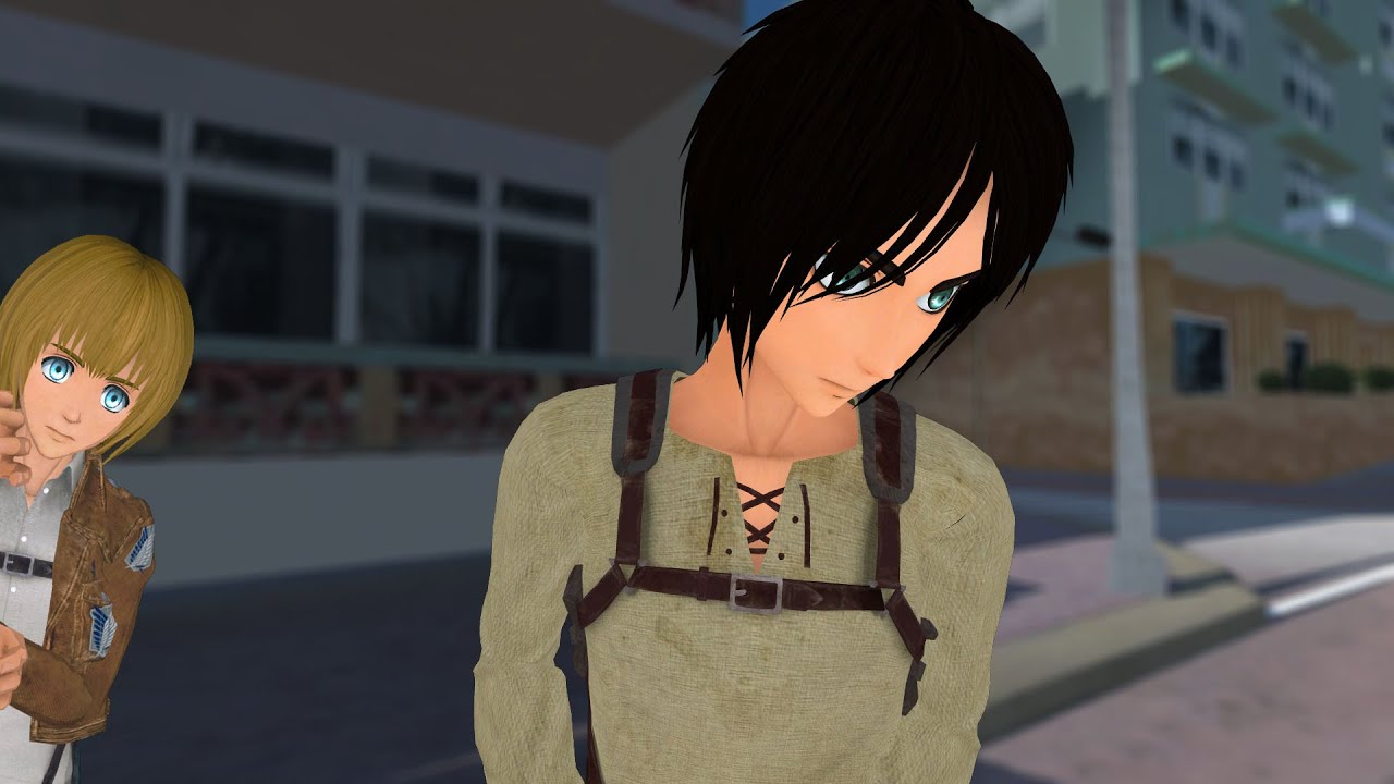 EREN SENDO PERSEGUIDO POR ARMIN (AOT VR)