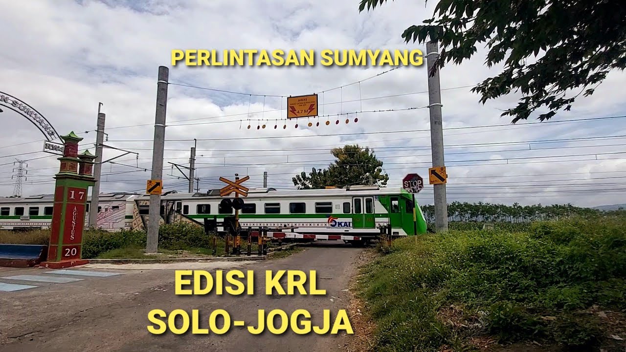 (Buntung) Tampilan Baru Perlintasan 294 Sumyang. Edisi Krl Solo-Jogja ll Railroad Crossing Indonesia