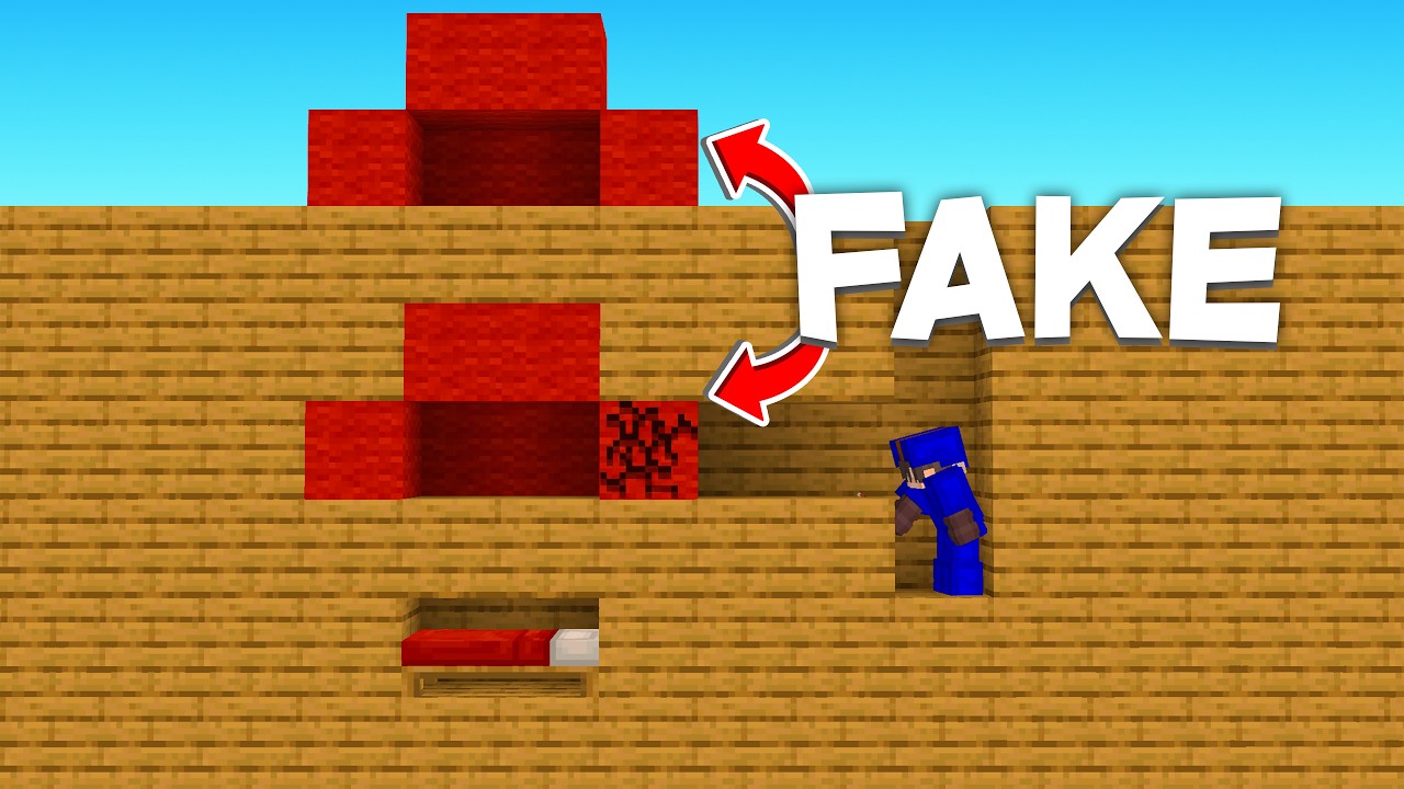 I Tricked Players with the FAKE FAKE Bed Defense